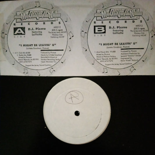 DJ Pierre Featuring LaVette : I Might Be Leavin' U (12", W/Lbl)