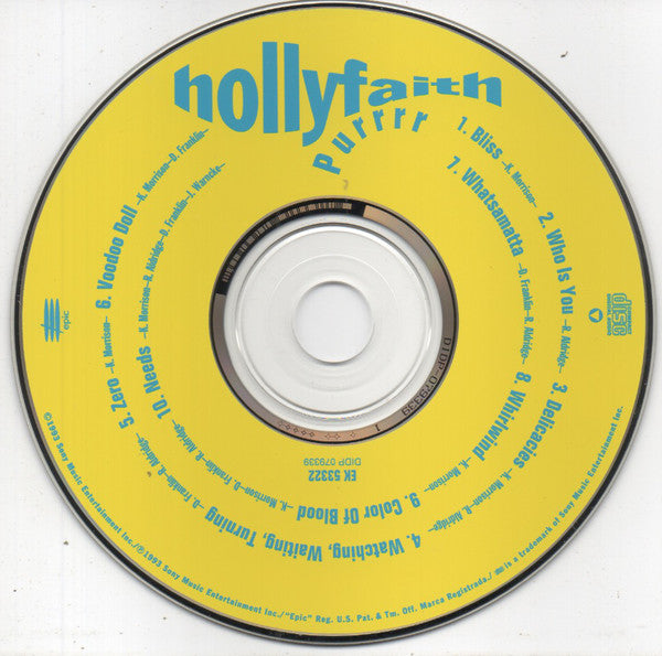 Hollyfaith : Purrrr (CD, Album)