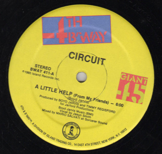 Circuit (7) : A Little Help (From My Friends) (12")