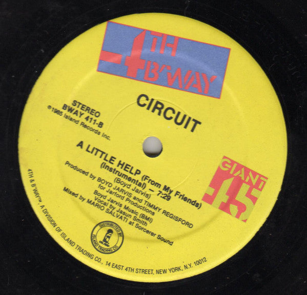 Circuit (7) : A Little Help (From My Friends) (12")