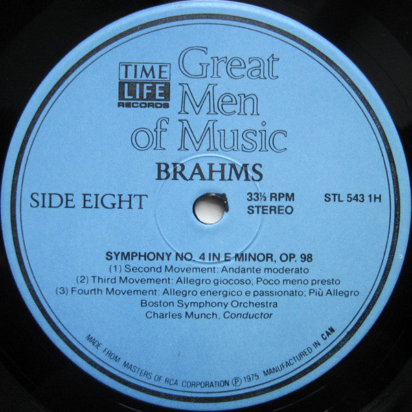 Johannes Brahms : Great Men Of Music (4xLP, Comp + Box)