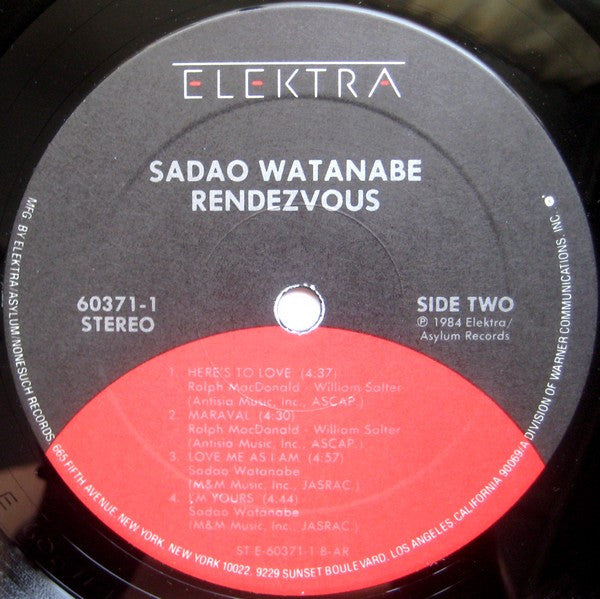 Sadao Watanabe : Rendezvous (LP, Album, All)
