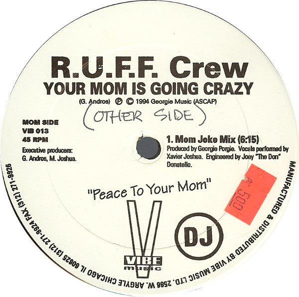 R.U.F.F. Crew : En La Mesa (12", Promo)