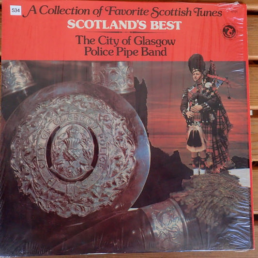 City Of Glasgow Police Pipe Band : Scotland's Best (A Collection Of Favorite Scottish Tunes) (LP, Album)