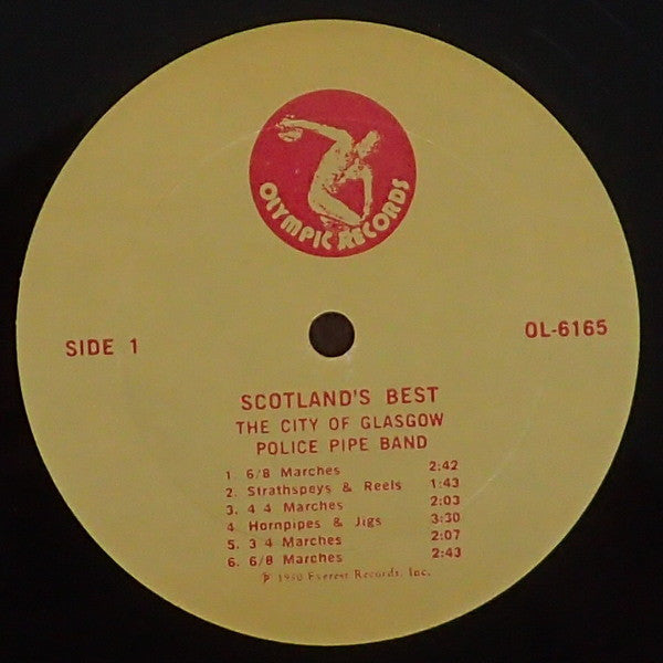 City Of Glasgow Police Pipe Band : Scotland's Best (A Collection Of Favorite Scottish Tunes) (LP, Album)