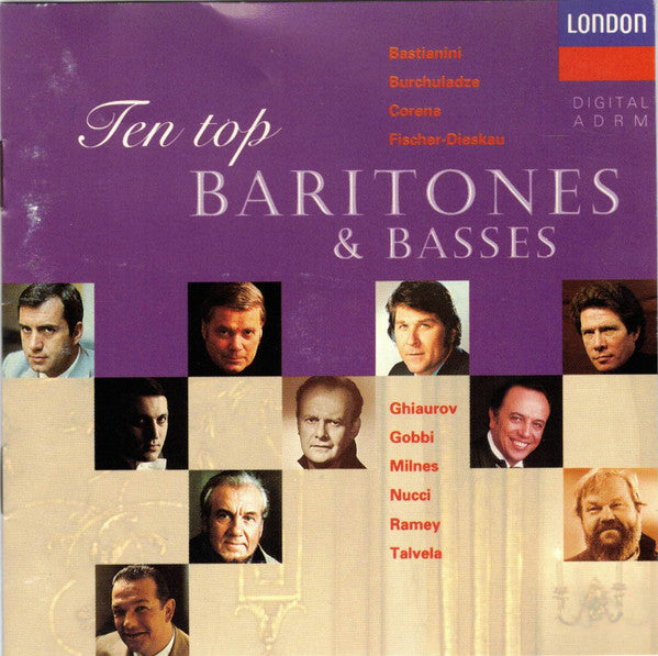 Various : Ten Top Baritones & Basses (CD, Comp)