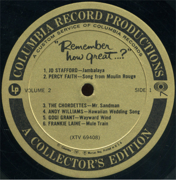 Various : Remember How Great...? Volume 2 (LP, Comp)