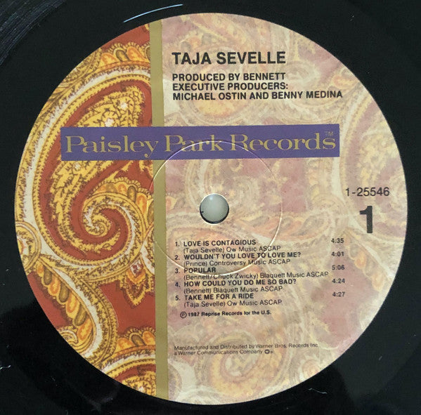 Taja Sevelle : Taja Sevelle (LP, Album, SRC)