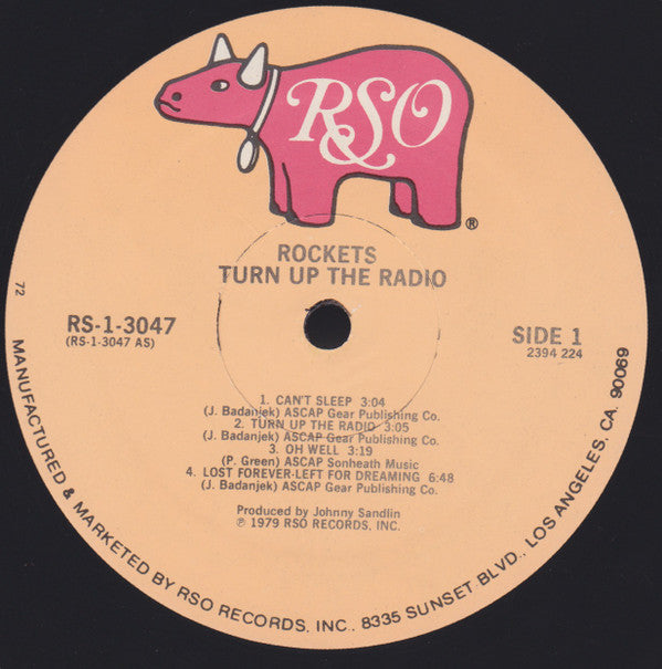 The Rockets (5) : Turn Up The Radio (LP, Album, 72 )
