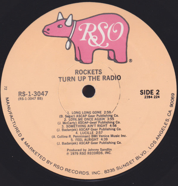 The Rockets (5) : Turn Up The Radio (LP, Album, 72 )