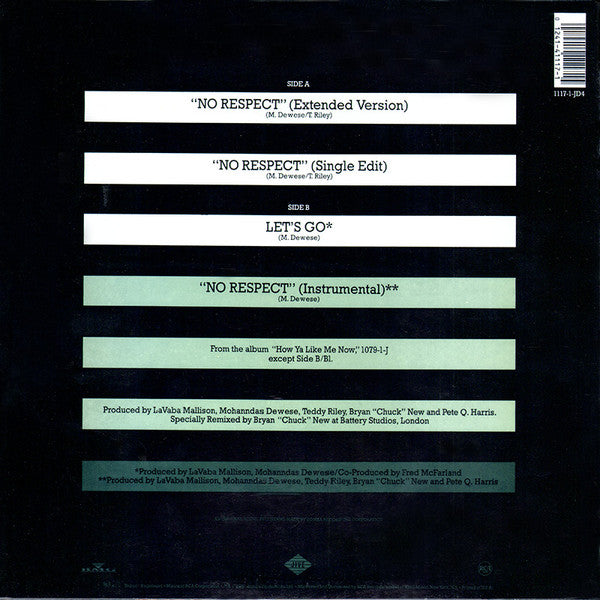 Kool Moe Dee : No Respect (12")