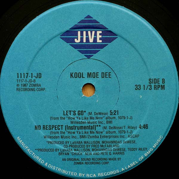 Kool Moe Dee : No Respect (12")