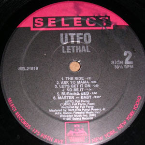 UTFO : Lethal (LP, Album)