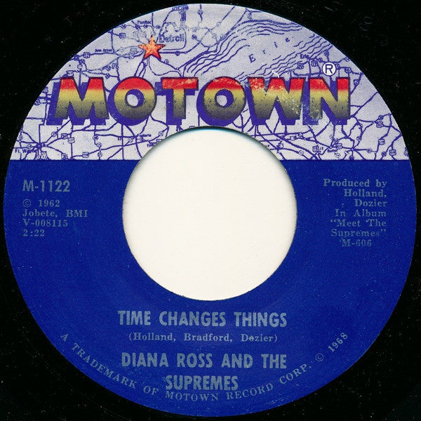 The Supremes : Forever Came Today / Time Changes Things (7", Single, ARP)