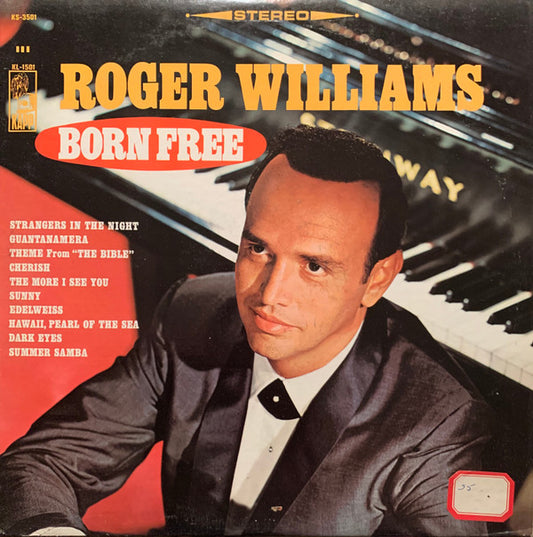 Roger Williams (2) : Born Free (LP, Album, Ind)