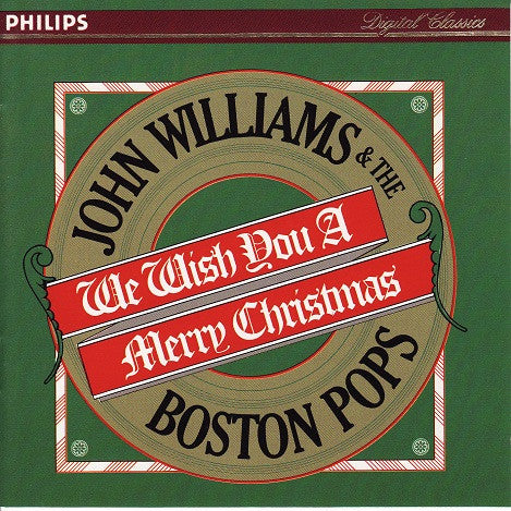 John Williams (4) and The Boston Pops Orchestra : We Wish You A Merry Christmas (CD)