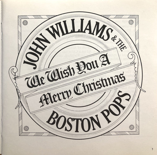 John Williams (4) and The Boston Pops Orchestra : We Wish You A Merry Christmas (CD)