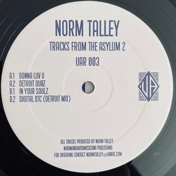 Norm Talley : Tracks From The Asylum 2 (12")