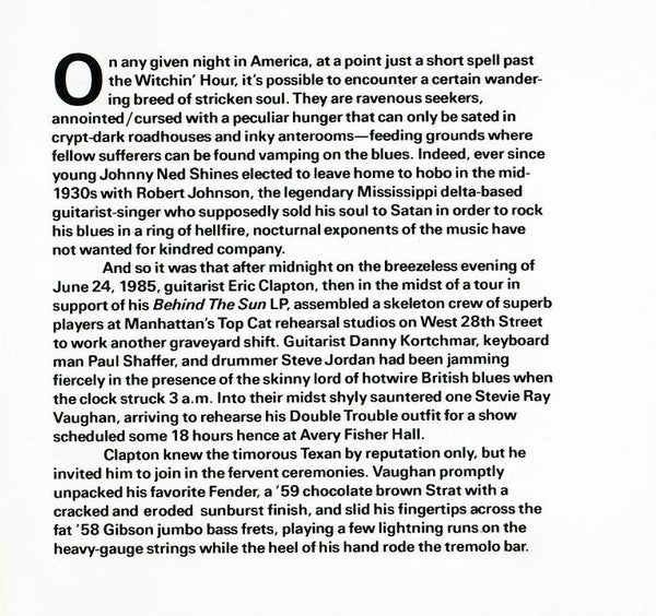 Stevie Ray Vaughan & Double Trouble : Soul To Soul (CD, Album, RE)