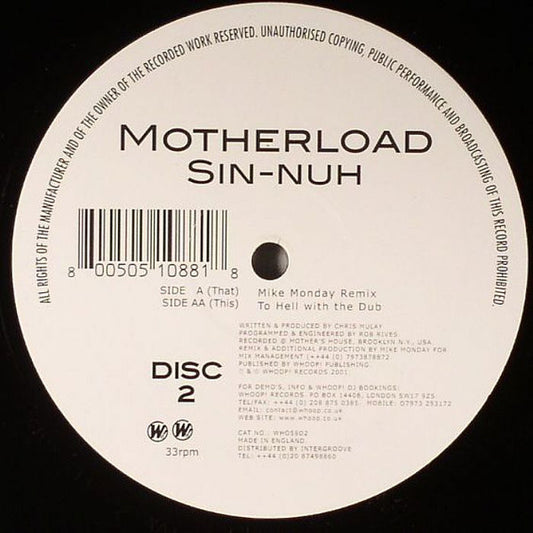 Motherload : Sin-Nuh (12", Dis)