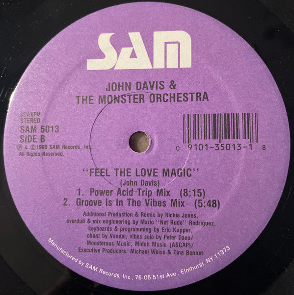 John Davis & The Monster Orchestra : Feel The Love Magic (12")