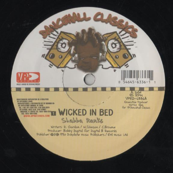 Shabba Ranks / Singing Melody : Wicked In Bed / Groovy Kinda Love (12", Single)