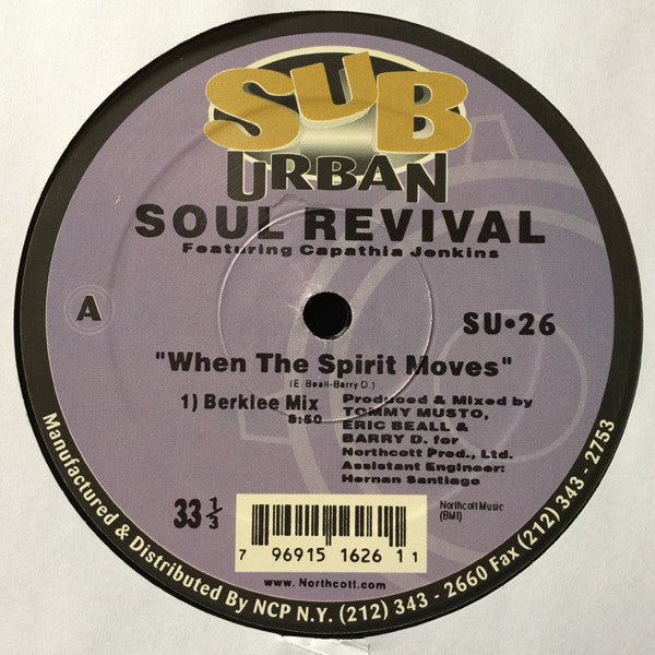 Soul Revival Featuring Capathia Jenkins : When The Spirit Moves (2x12")