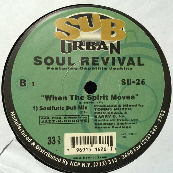 Soul Revival Featuring Capathia Jenkins : When The Spirit Moves (2x12")