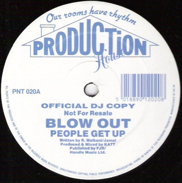 Blow-Out : People Get Up / Come On Everybody (12", Promo)