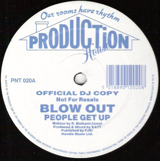 Blow-Out : People Get Up / Come On Everybody (12", Promo)