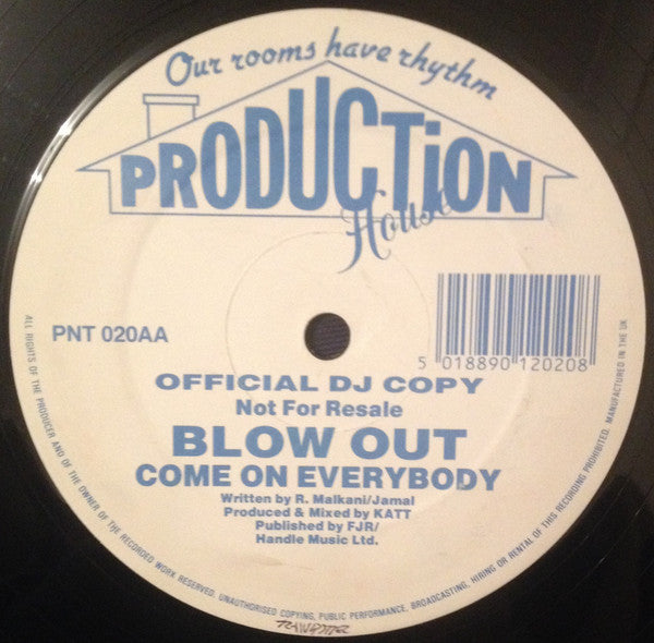 Blow-Out : People Get Up / Come On Everybody (12", Promo)