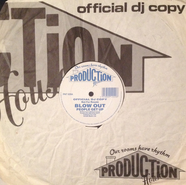 Blow-Out : People Get Up / Come On Everybody (12", Promo)