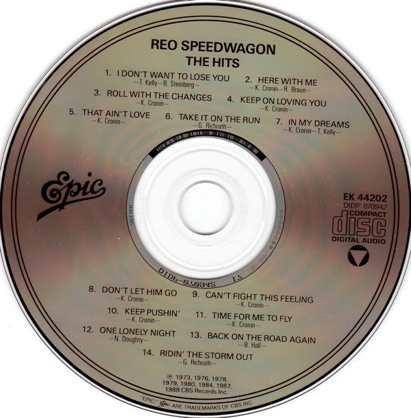 REO Speedwagon : The Hits (CD, Comp, RP)