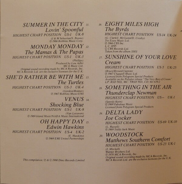 Various : The Summer Of Love (CD, Comp)