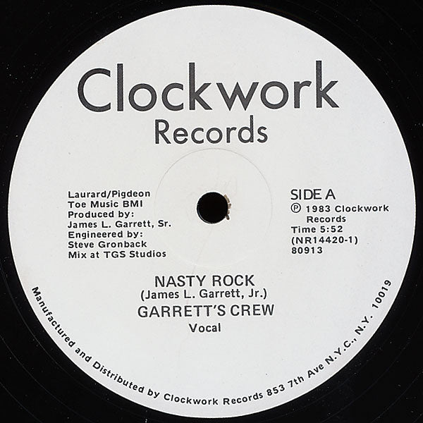 Garrett's Crew : Nasty Rock (12")
