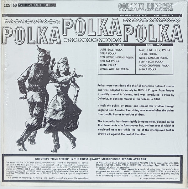 Paul Potski And His Pumpernickels : Polka Polka Polka Polka (LP, Album)