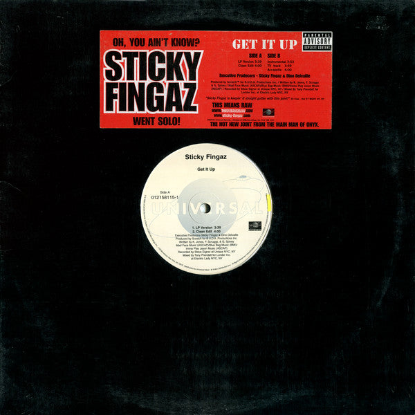 Sticky Fingaz : Get It Up (12")