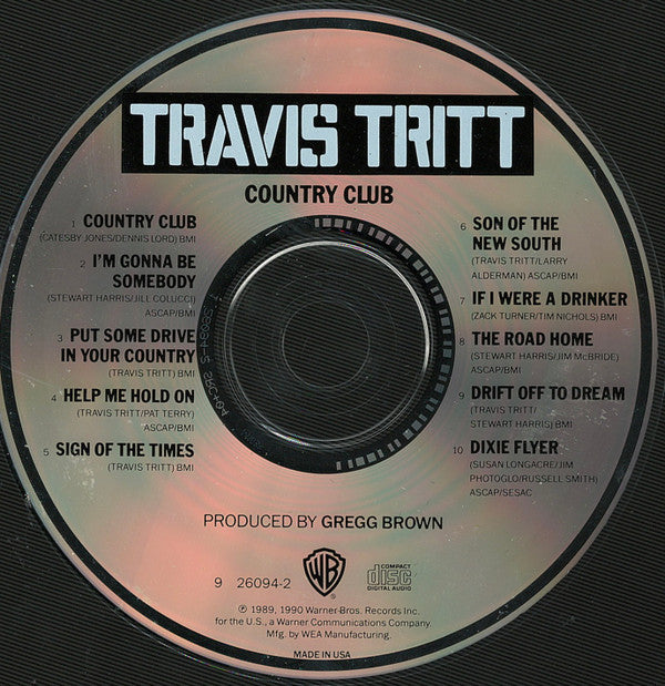 Travis Tritt : Country Club (CD, Album)