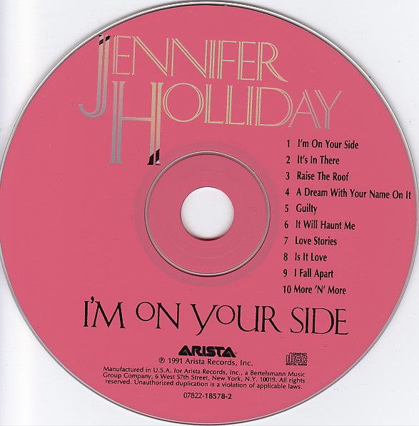 Jennifer Holliday : I'm On Your Side (CD, Album)