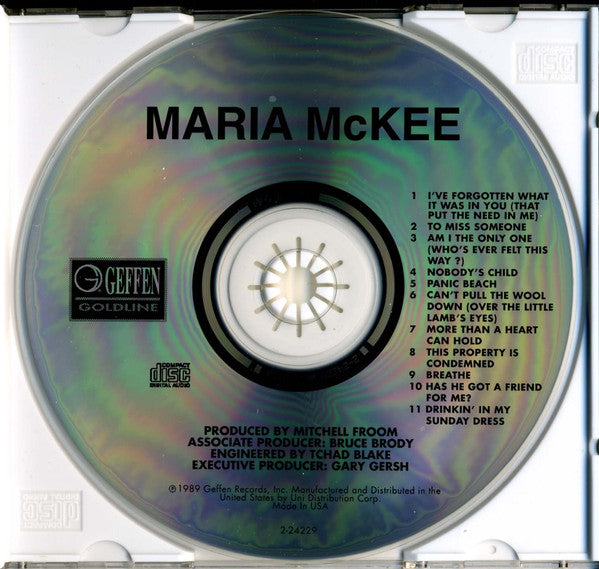 Maria McKee : Maria McKee (CD, Album, RE)