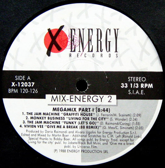 Various : Mix-Energy 2 (LP, Comp, Mixed)