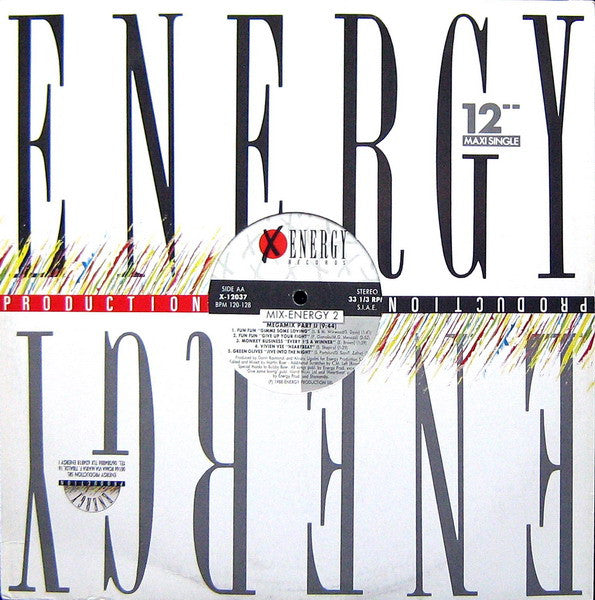 Various : Mix-Energy 2 (LP, Comp, Mixed)