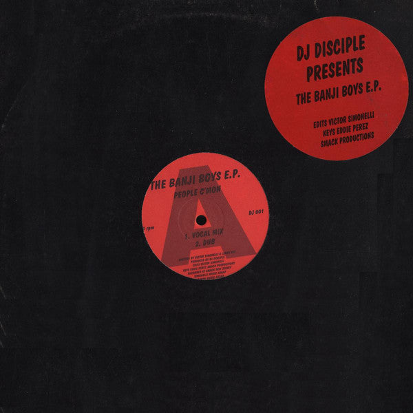 DJ Disciple : The Banji Boys E.P. (12", EP)