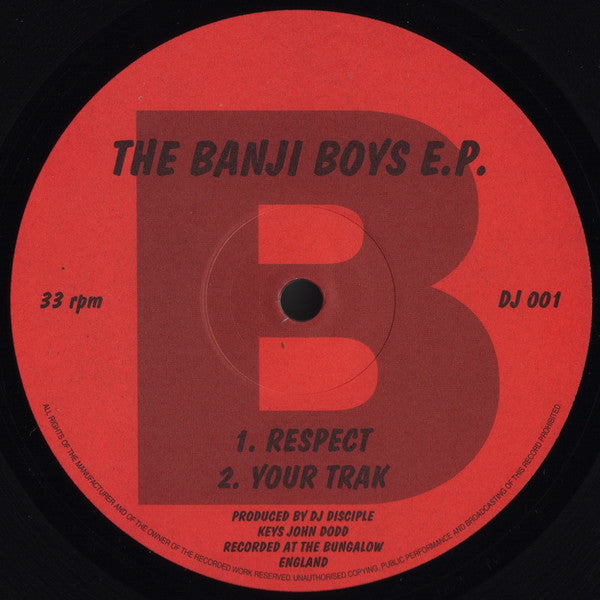 DJ Disciple : The Banji Boys E.P. (12", EP)