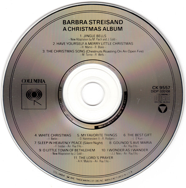 Barbra Streisand : A Christmas Album (CD, Album, RE, RM)