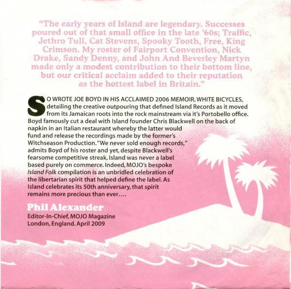 Various : Island Folk (An Acoustic-Led Celebration) (CD, Comp)