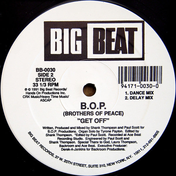 B.O.P. : Get It / Get Off (12")