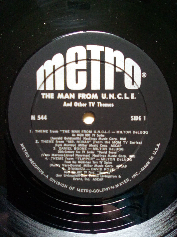 Various : The Man From U.N.C.L.E And Other TV Themes (LP, Album, Mono)