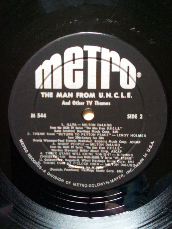 Various : The Man From U.N.C.L.E And Other TV Themes (LP, Album, Mono)