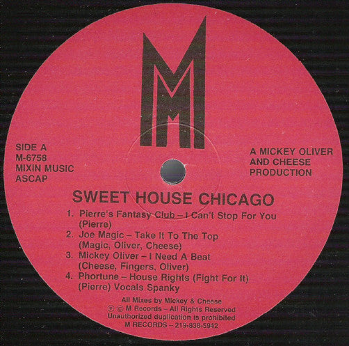 Various : Sweet House Chicago (LP, Comp)